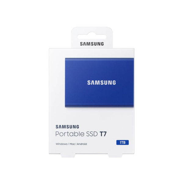Samsung Portable SSD T7 1TB extern USB 3 2 Gen2 Indigoblau finanzieren