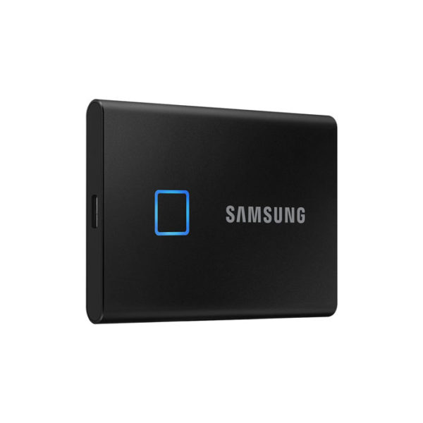 Samsung Portable SSD T7 Touch 1TB extern USB 3 2 Gen2 schwarz finanzieren
